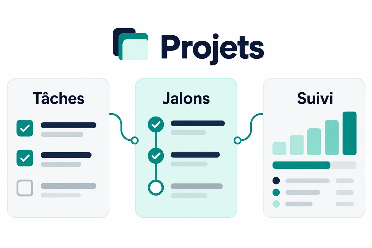 Le module projets : phases, jalons et facturation.